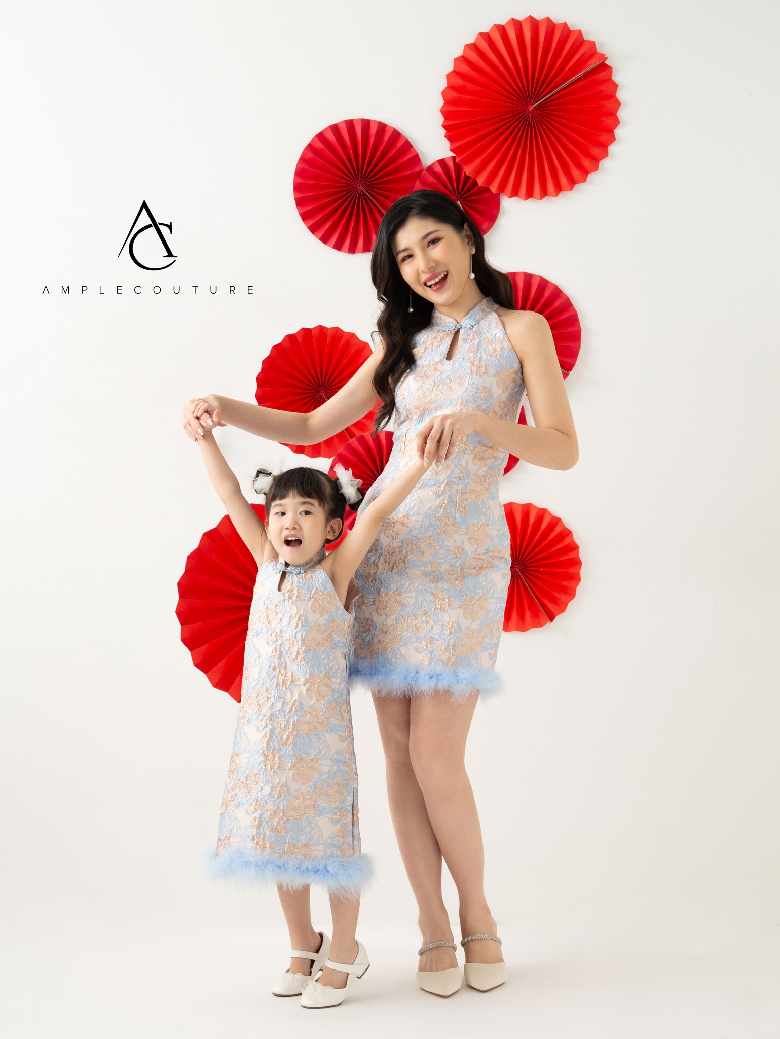Cheongsam Halet Dress With Fur AC601 (SPO)