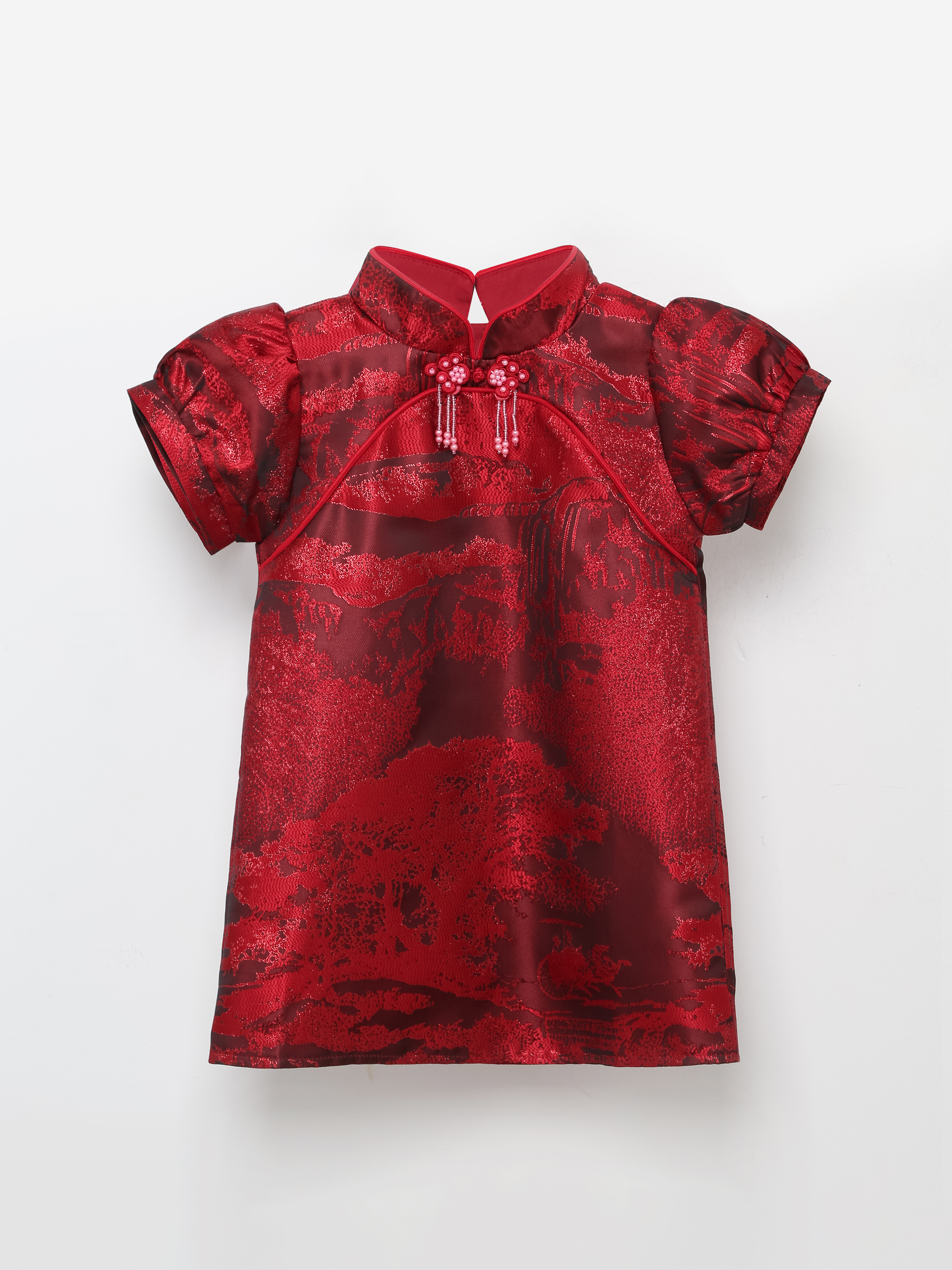 Puff Sleeve New Year Dress AC745