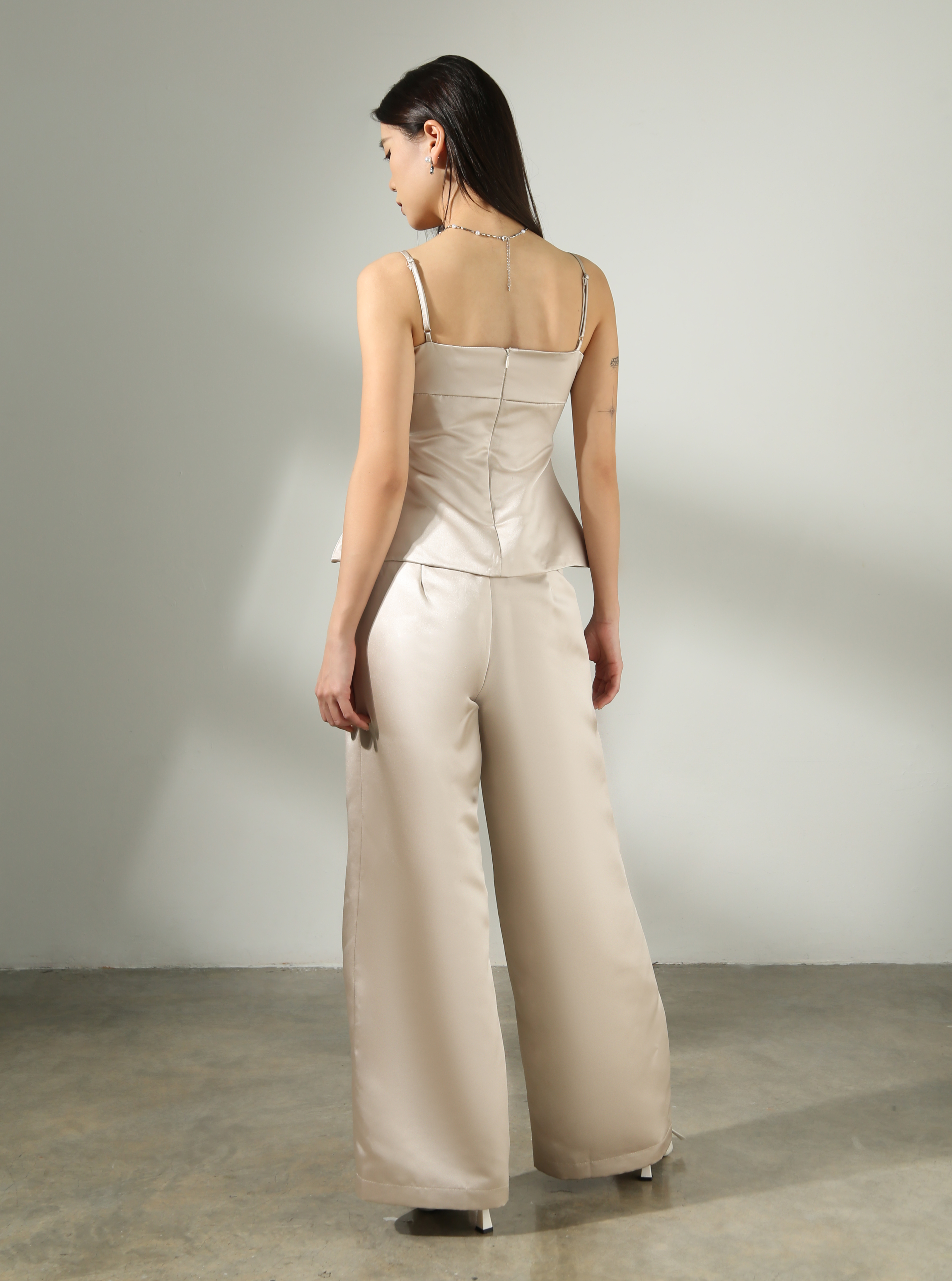 Singlet Top With Long Pant Set AC747