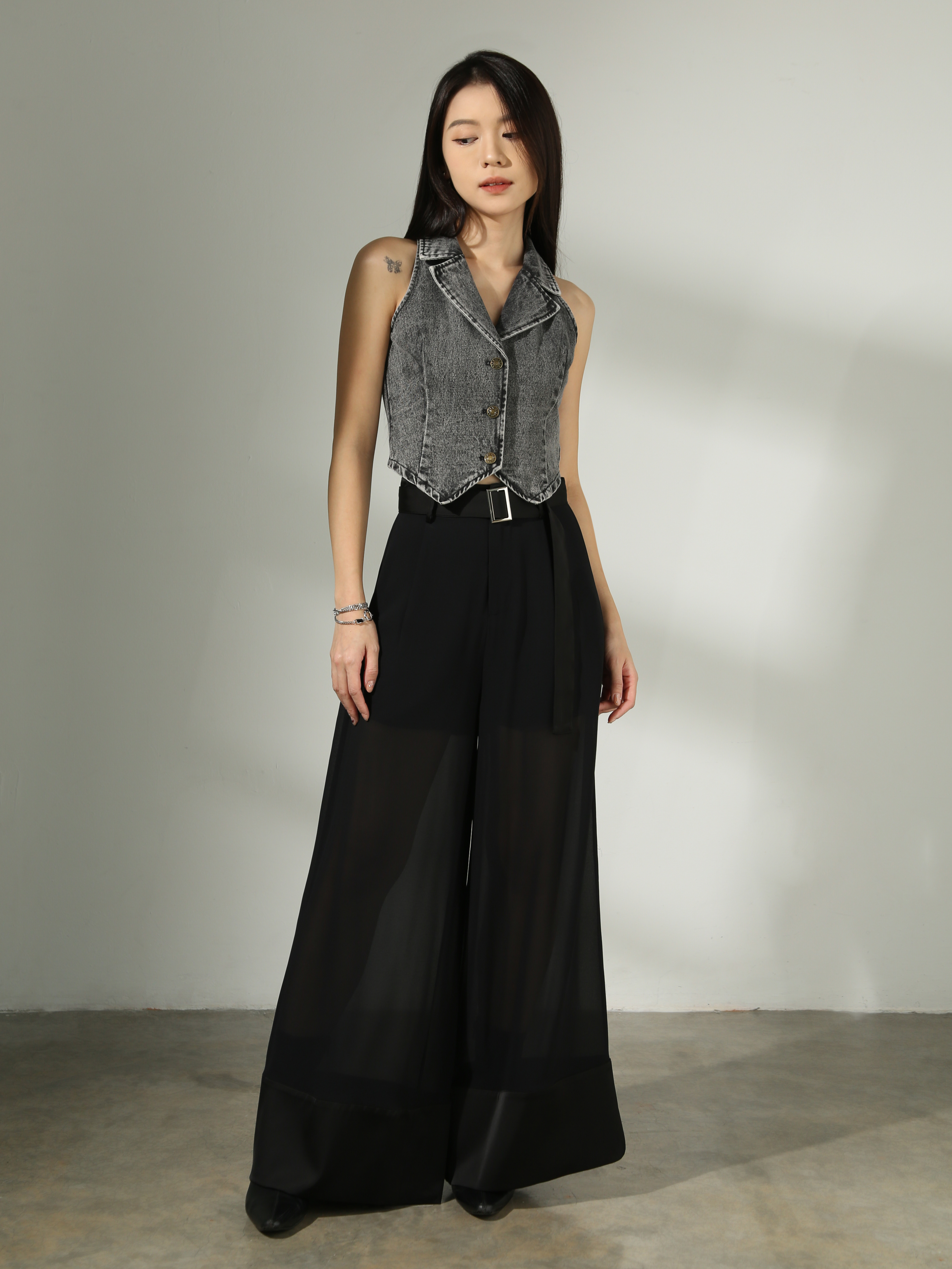 Net Long Pants AC437