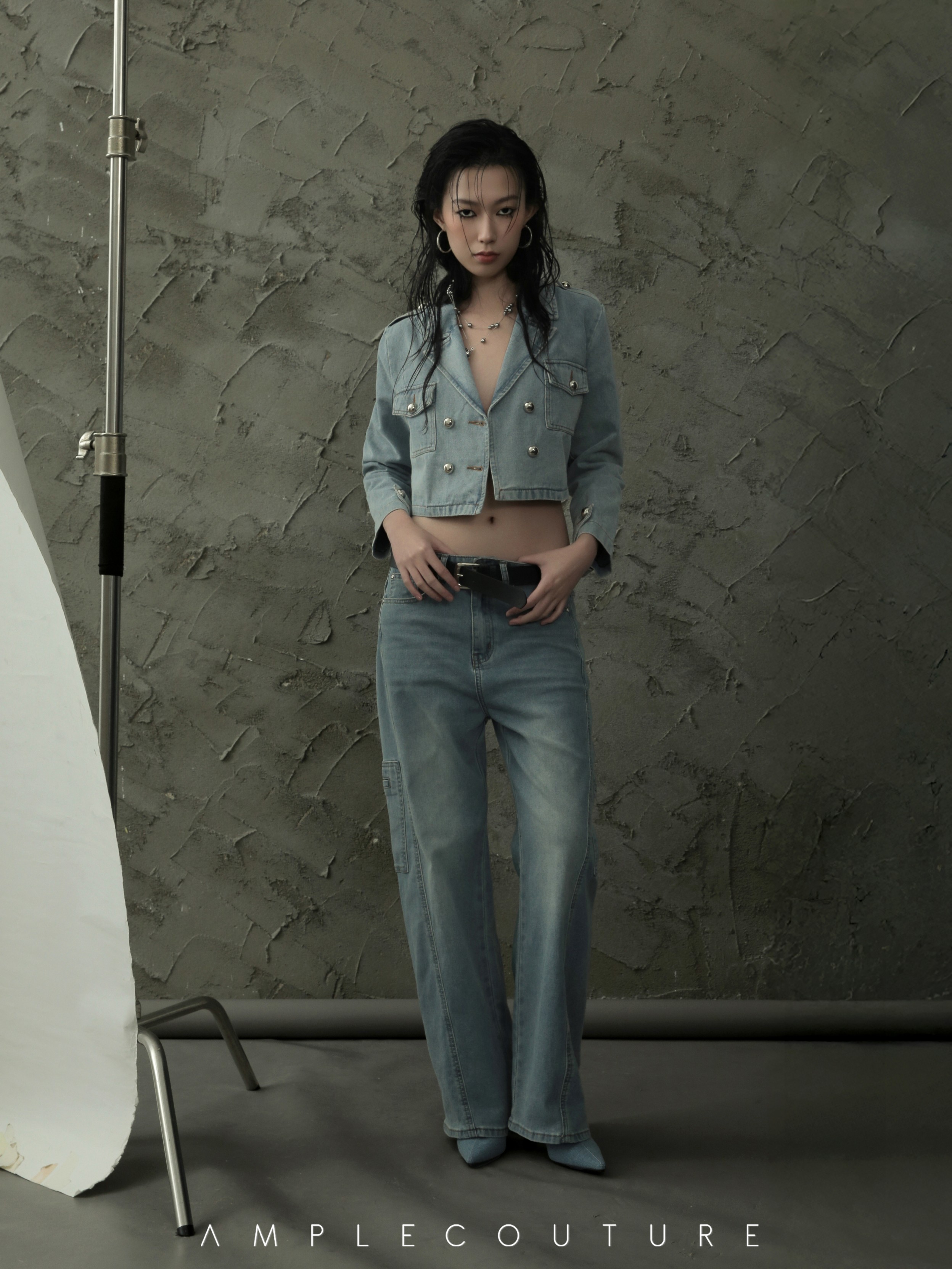 Denim Long Pants DJ073