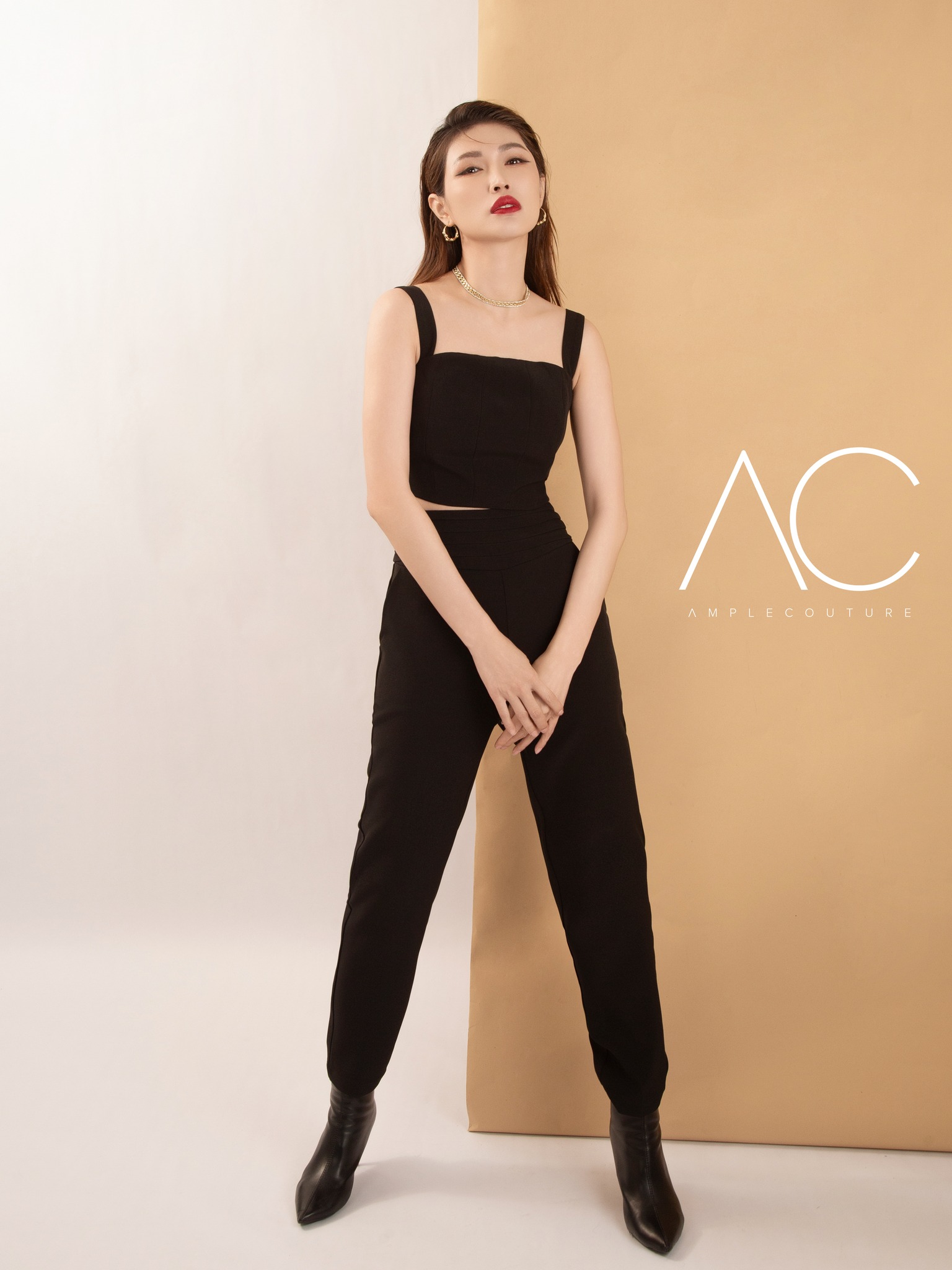 High Waist Side Pocket Long Pant ACX05