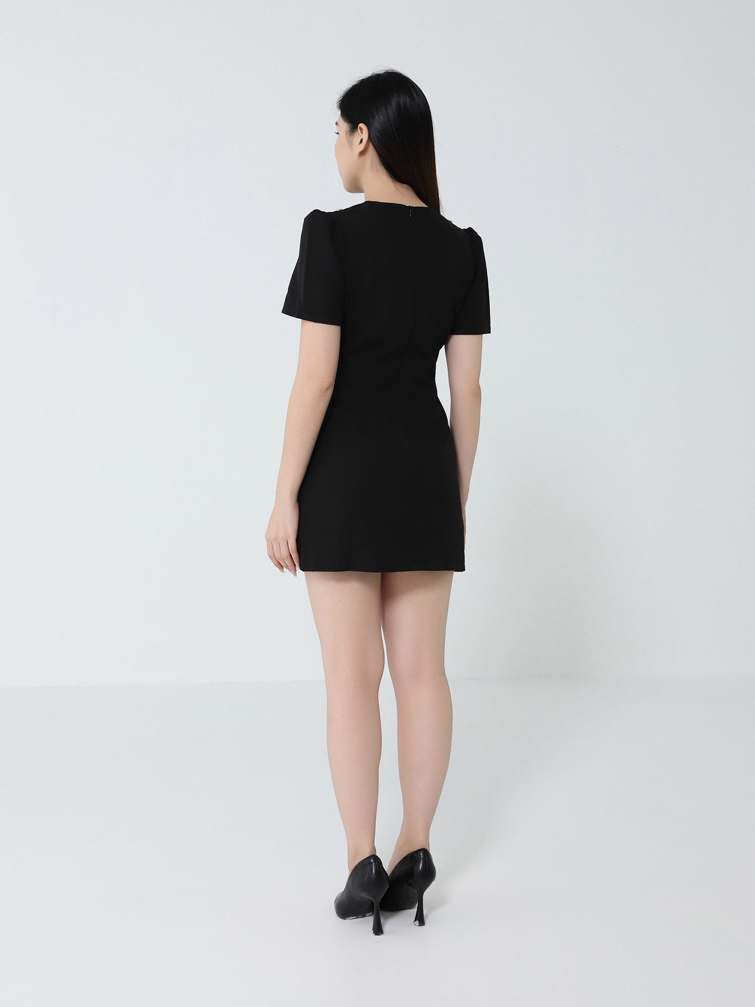 Net With Decorative Diamond Jumpsuit 46502