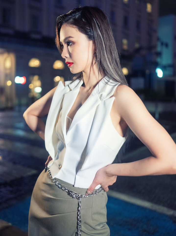 [PREORDER] High Waist Wrap With Split Long Skirt AC518