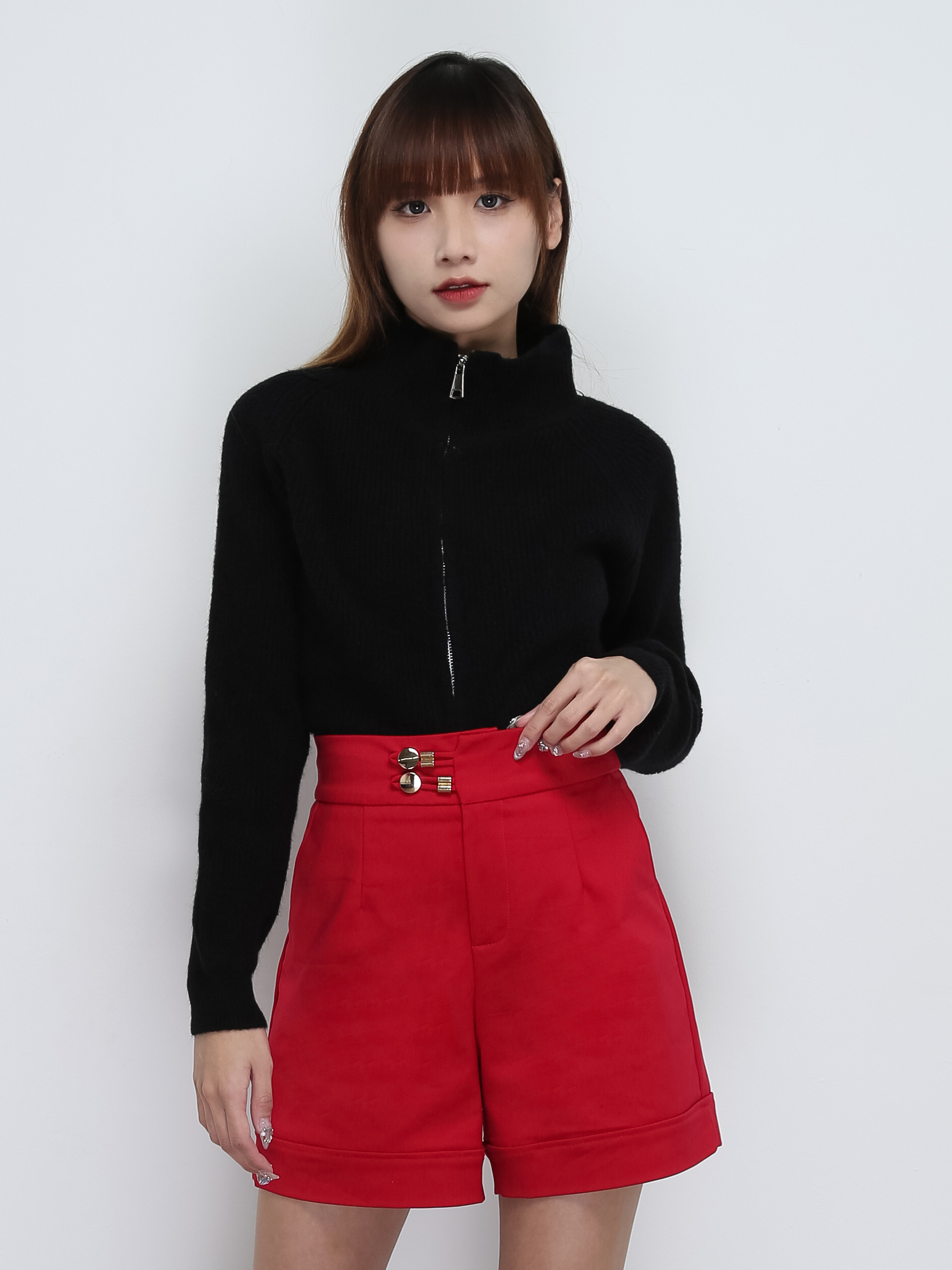 Side Pocket Short Pants 32403