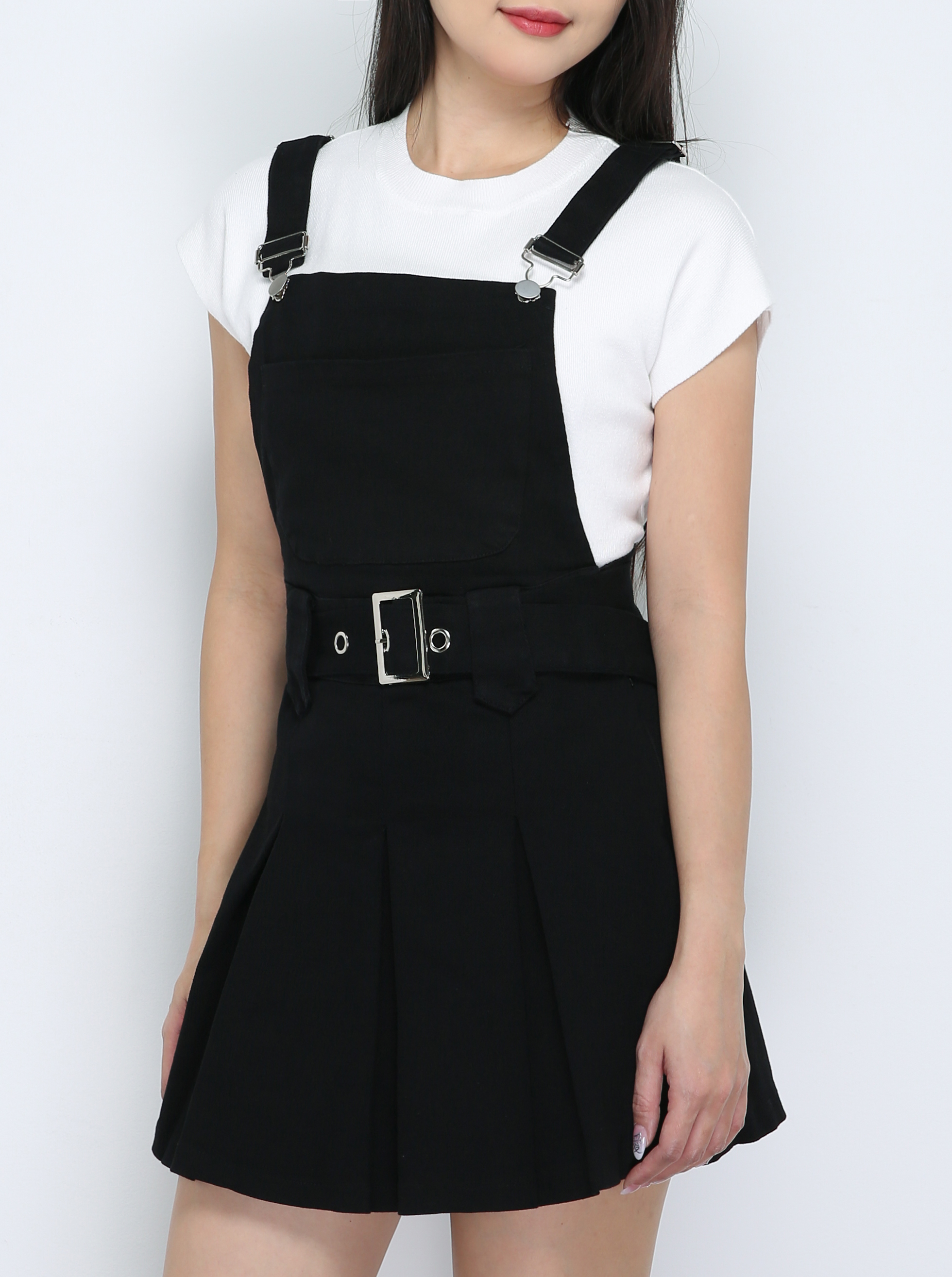 Pleated Woth Belt Jumpsuit 33628