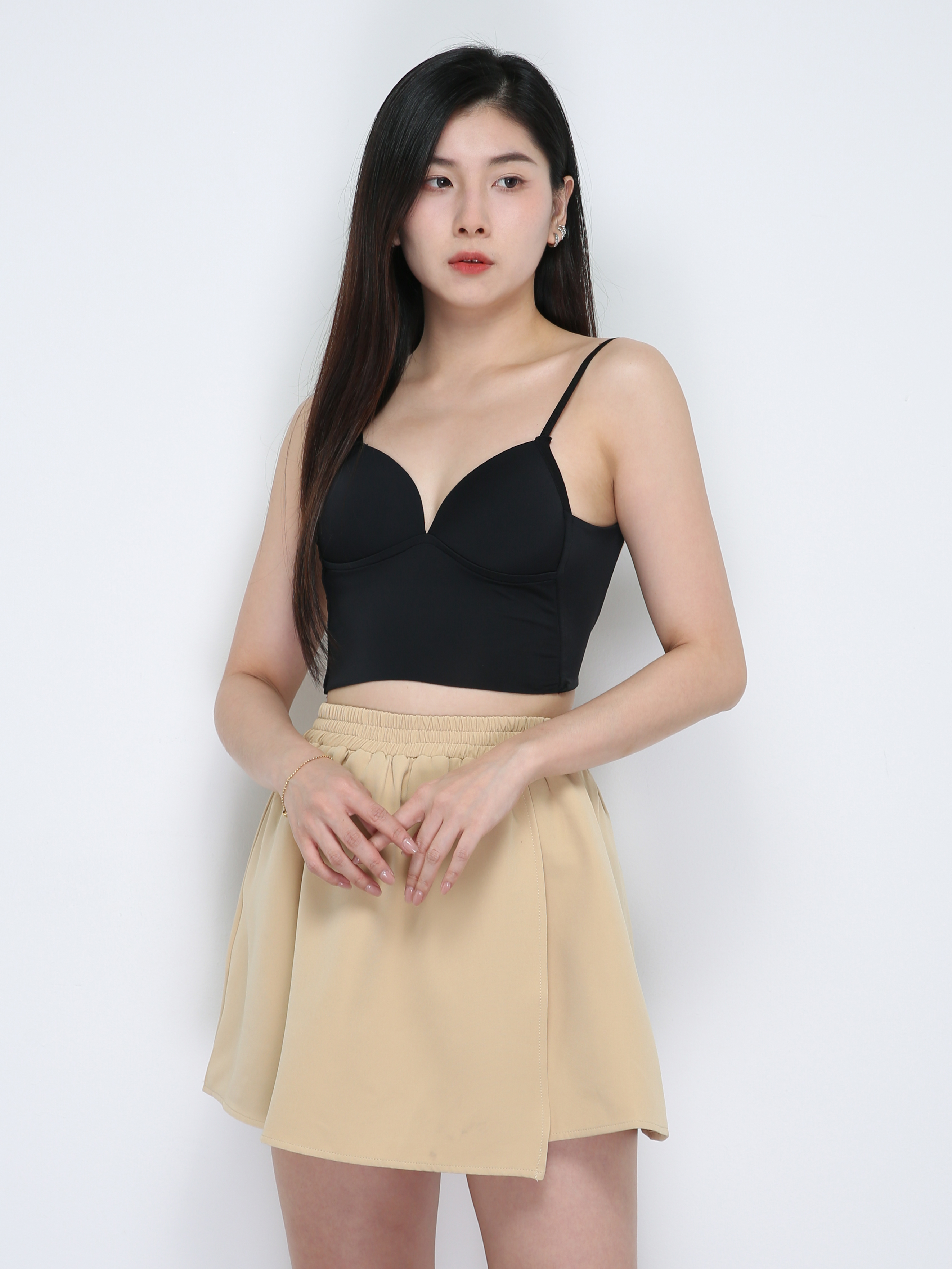 With Belt Skirt Pants 33656