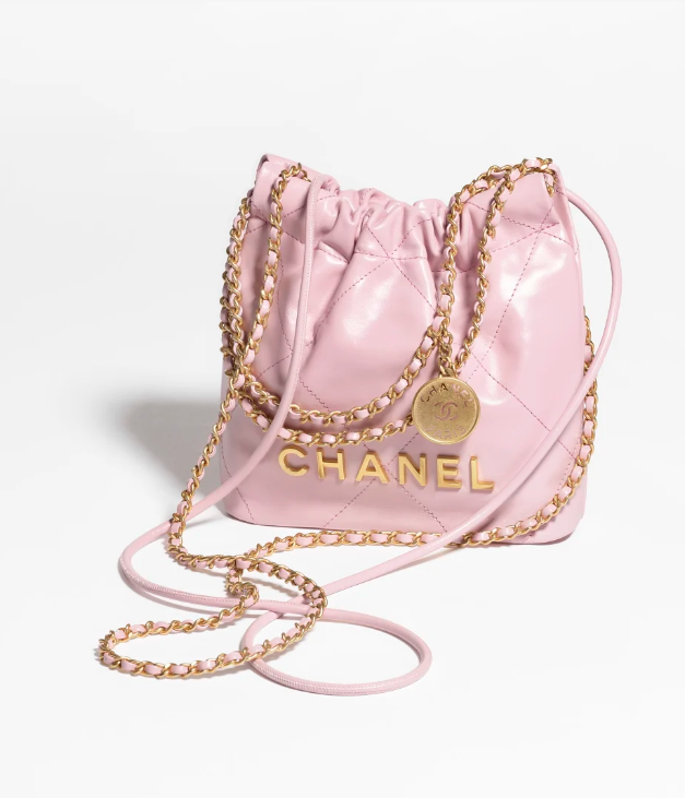 CHANEL 22 mini bag pink