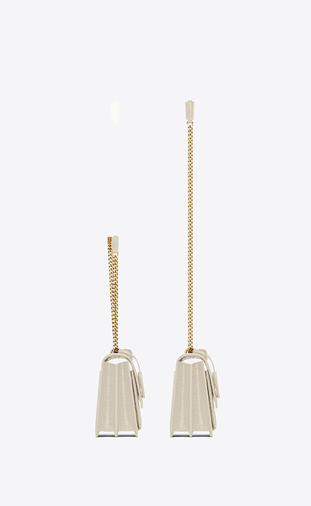 YSL  SUNSET MEDIUM IN CROCODILE-EMBOSSED LEATHER   442906