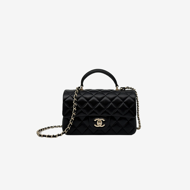 Chanel Classic Mini Flap Top Handle Handbag