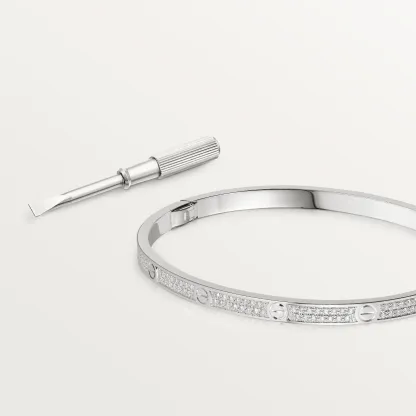 LOVE BRACELET, SMALL MODEL, PAVÉ