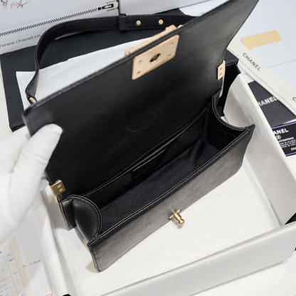 Chevron Caviar Boy Chanel Handbag