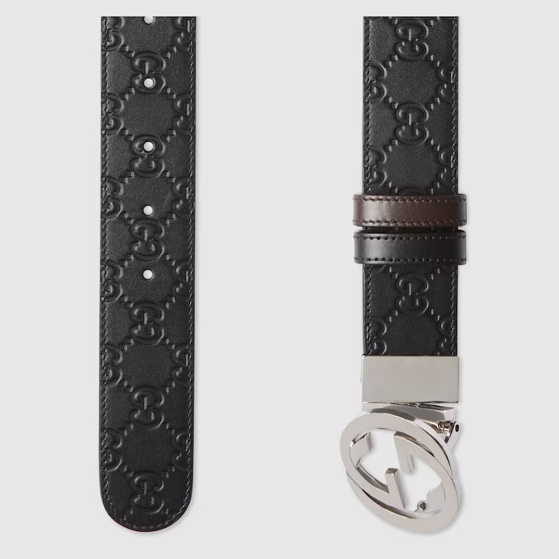 REVERSIBLE GUCCI SIGNATURE BELT