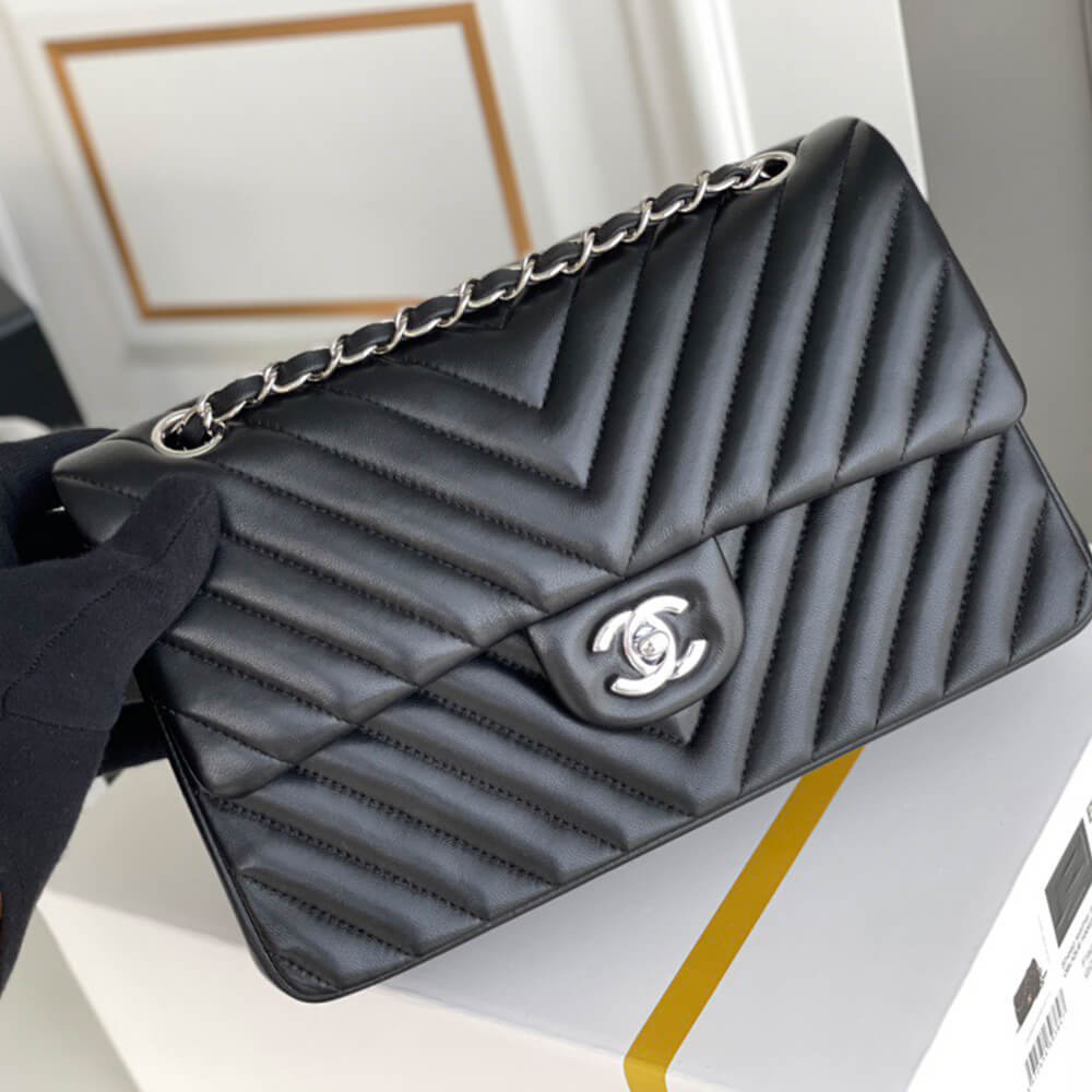 Chanel Classic Chevron Medium Flap