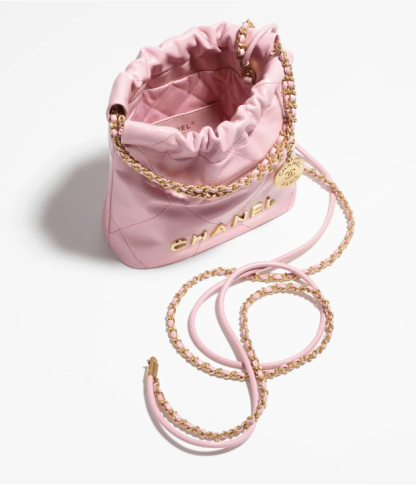 CHANEL 22 mini bag pink