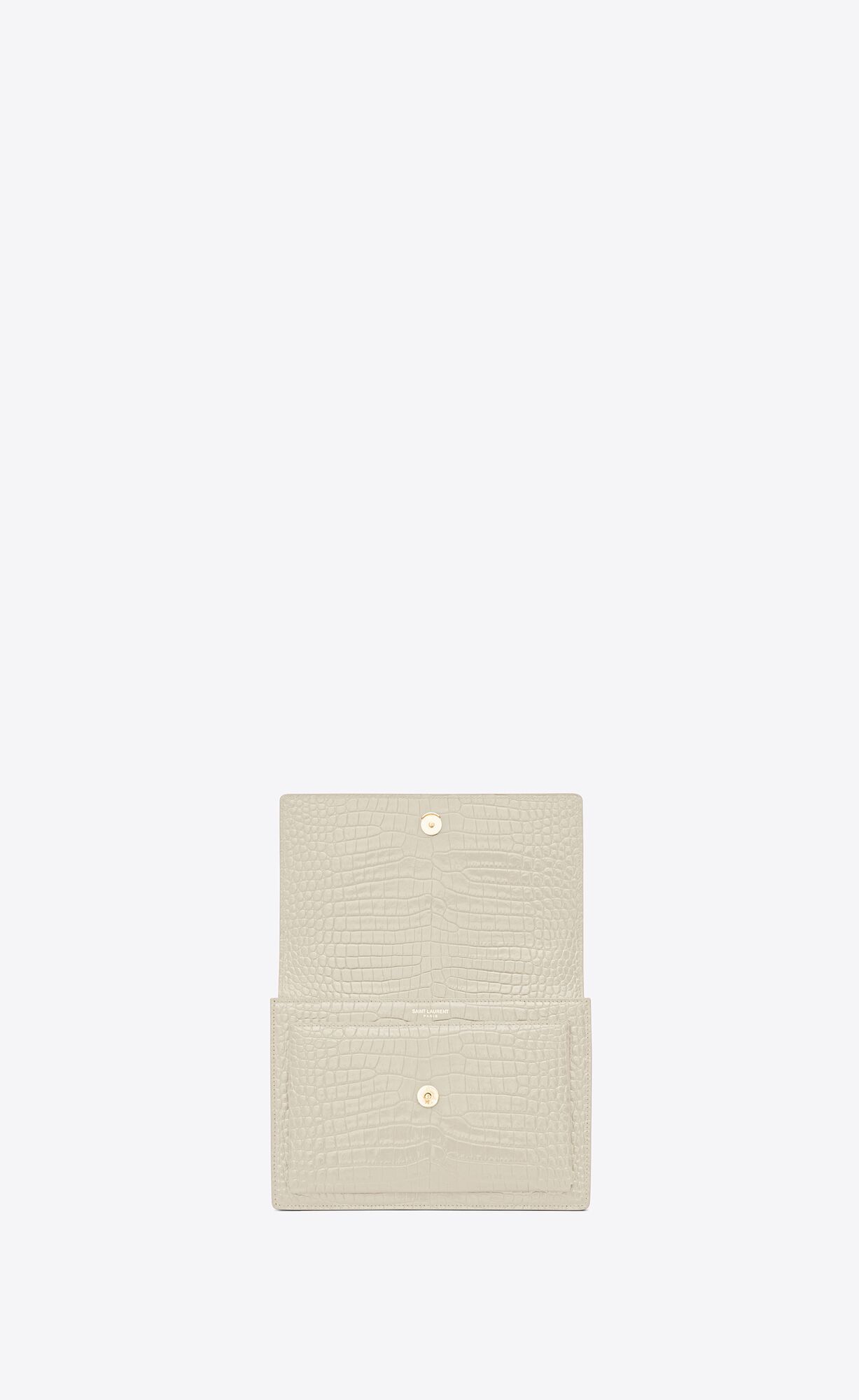 YSL  SUNSET MEDIUM IN CROCODILE-EMBOSSED LEATHER   442906