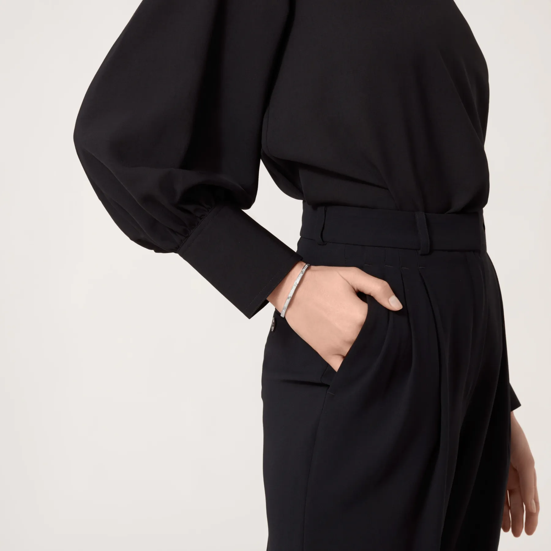 LOVE BRACELET, SMALL MODEL, PAVÉ