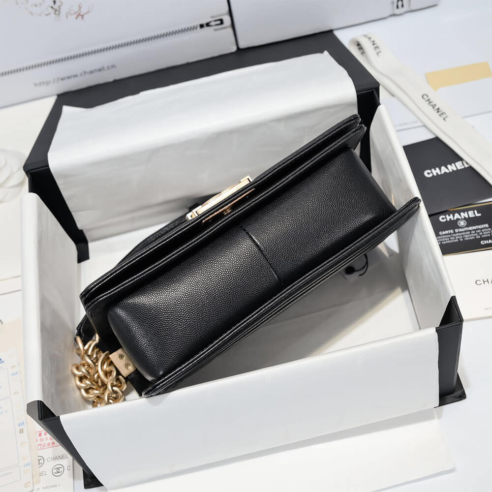 Chevron Caviar Boy Chanel Handbag