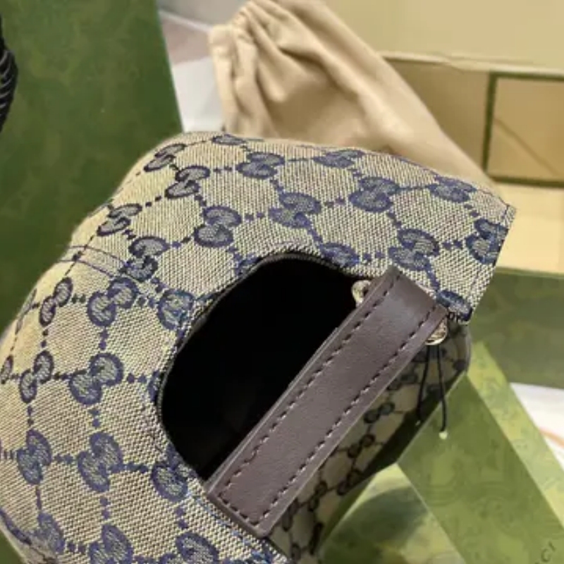 Original GG canvas baseball hat with Web in beige and blue | GUCCI®