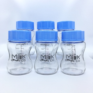 Milk&Co 150ml Wide Neck Glass Bottle