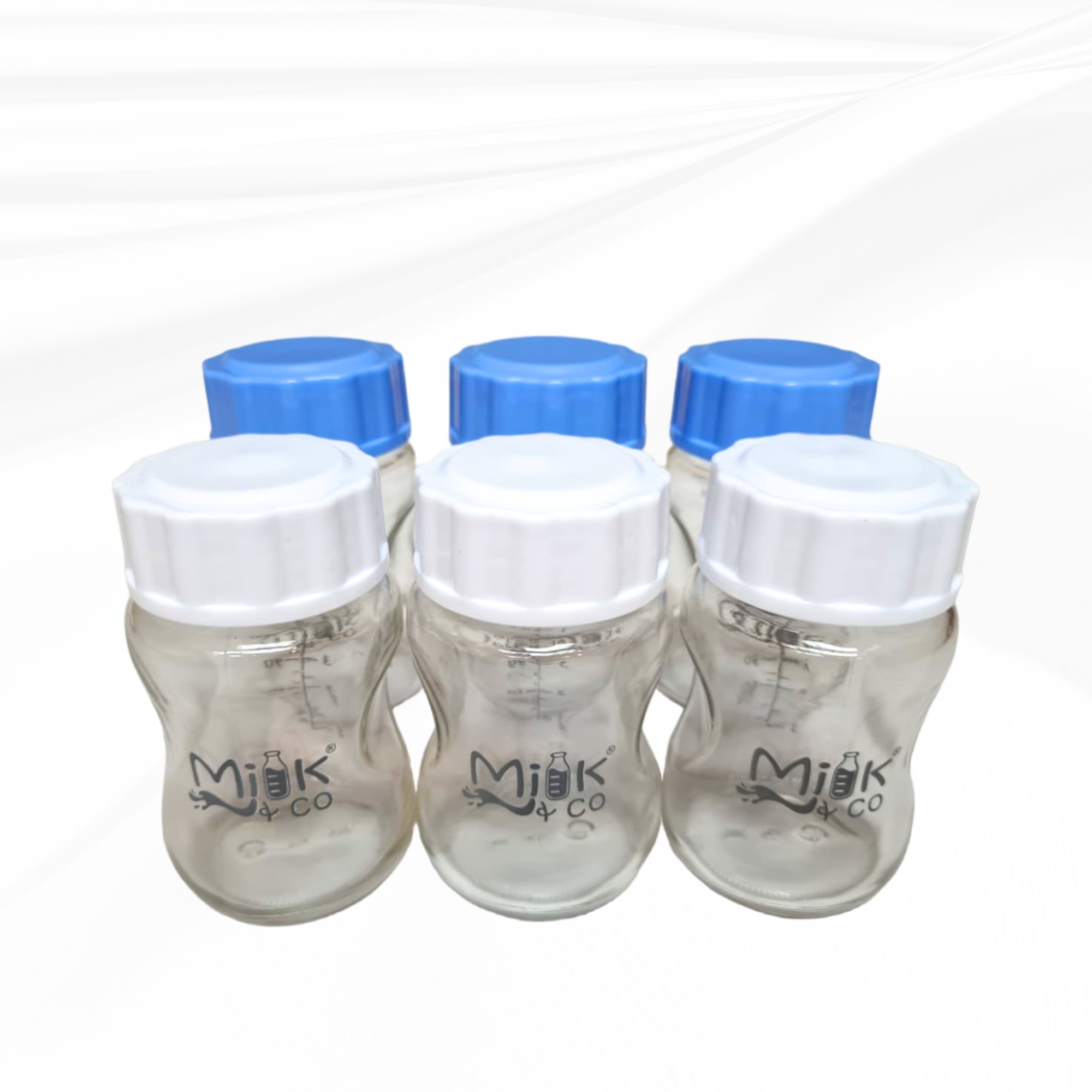 Milk&Co 150ml Wide Neck Glass Bottle