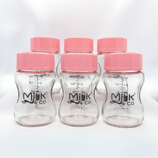 Milk&Co 150ml Wide Neck Glass Bottle
