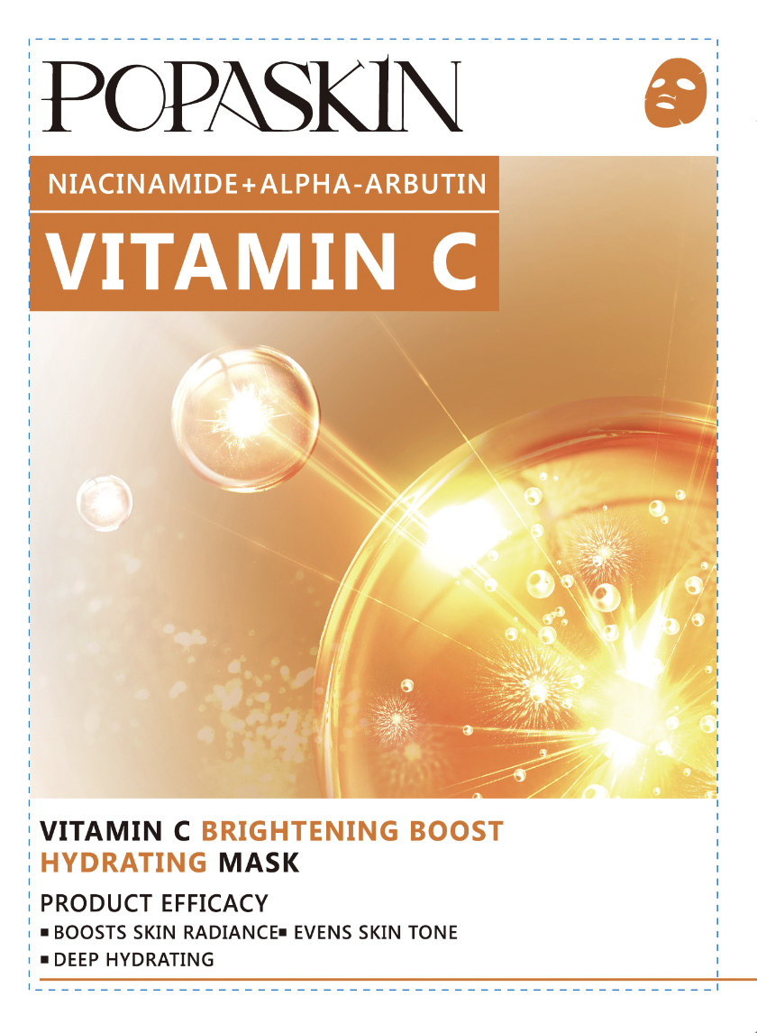 POPASKIN VITAMIN C BRIGHTENING BOOST HYDRATING MASK