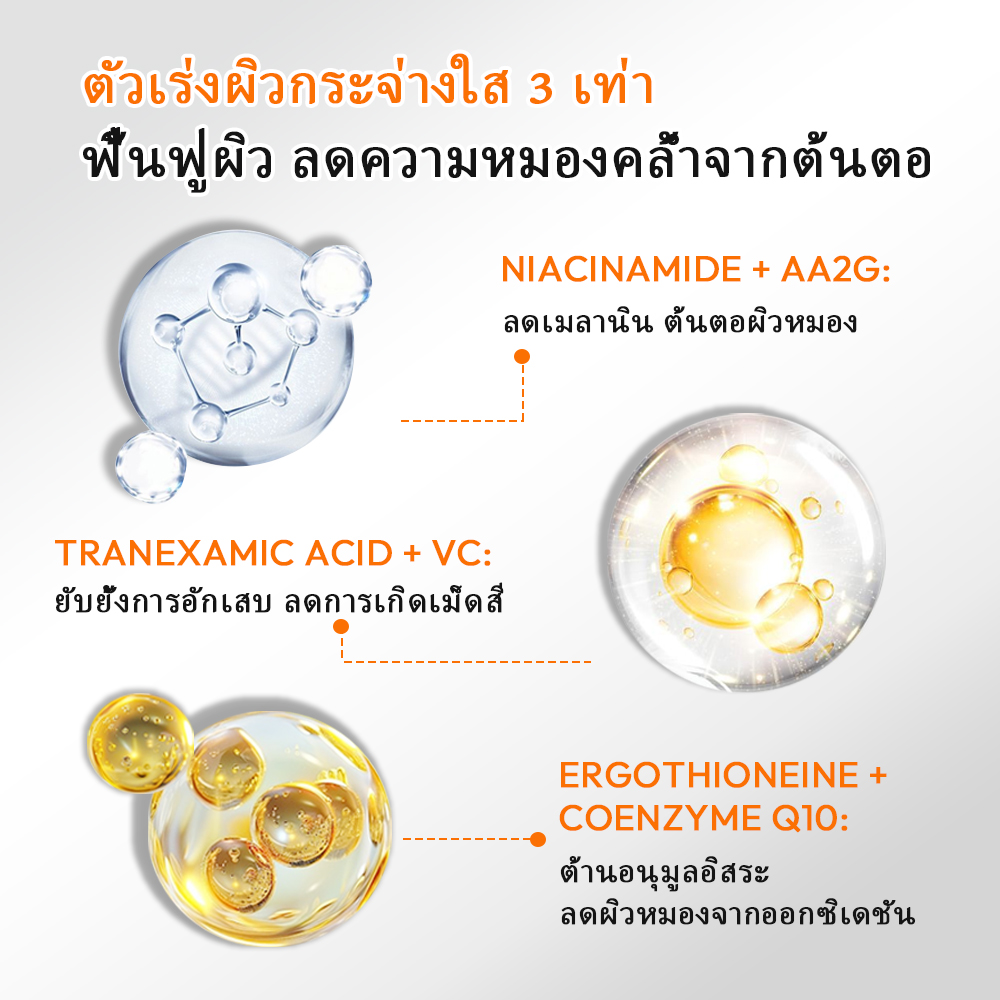 POPASKIN 10% Niacinamide + 3% Tranexamic Acid Brightening&Glowing Serum