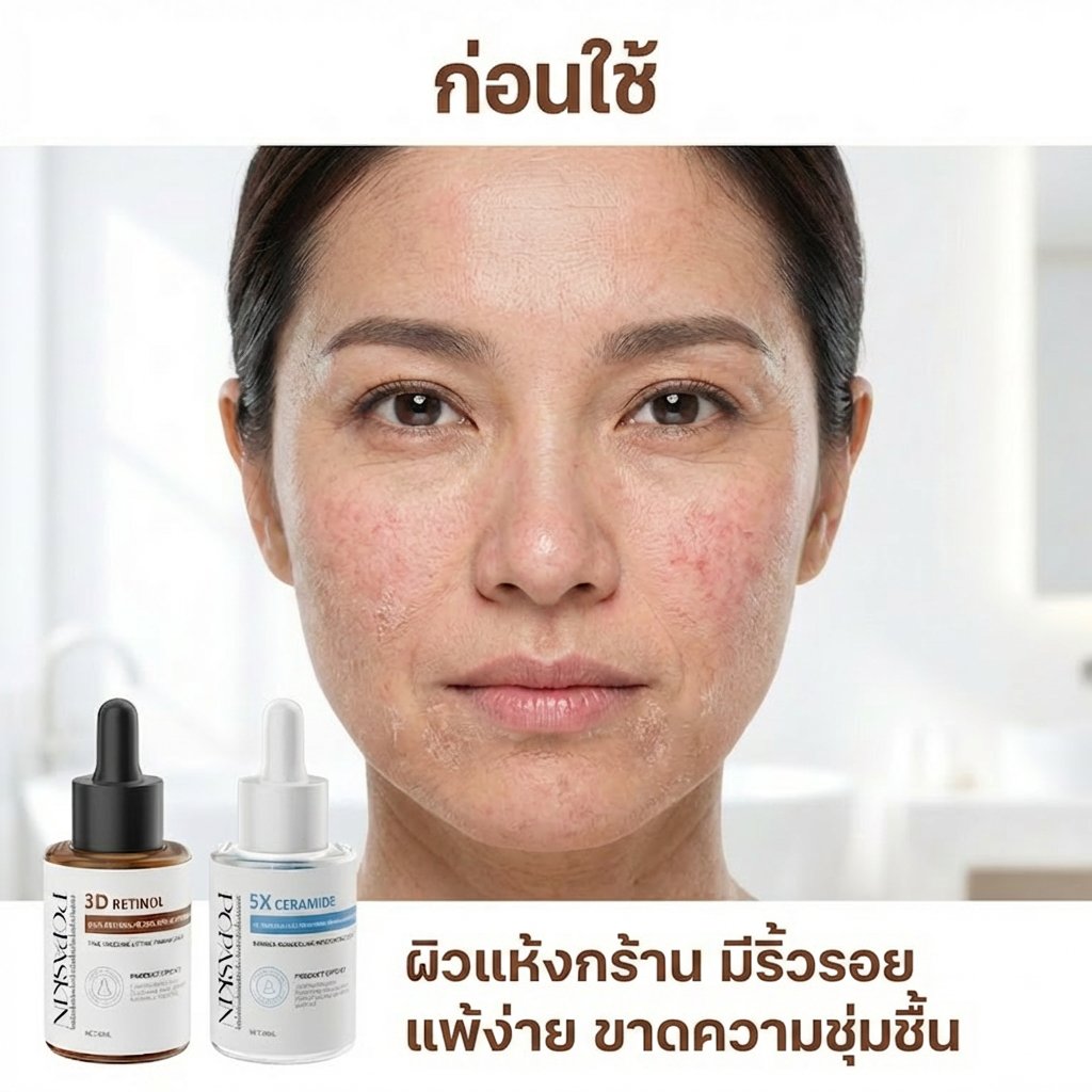 POPASKIN เซตยกกระชับ ลดริ้วรอยและฟื้นบำรุงผิวล้ำลึก