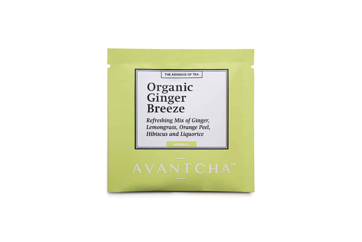 Organic Ginger Breeze Silk Teabags