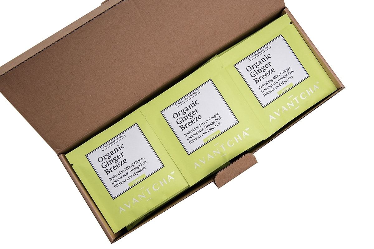 Organic Ginger Breeze Silk Teabags