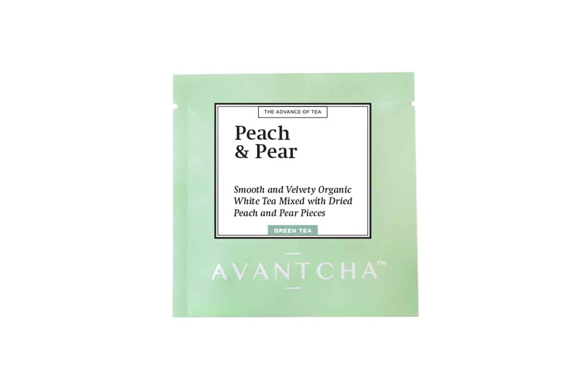 Peach and Pear Silk Teabags