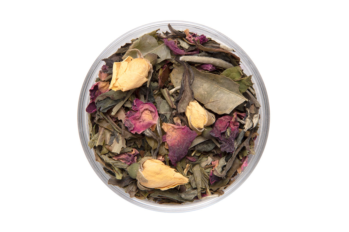 Rose White Silk Teabags