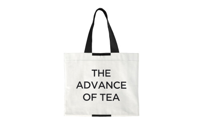 White Organic Recycled Cotton Canvas Tote Bag Large