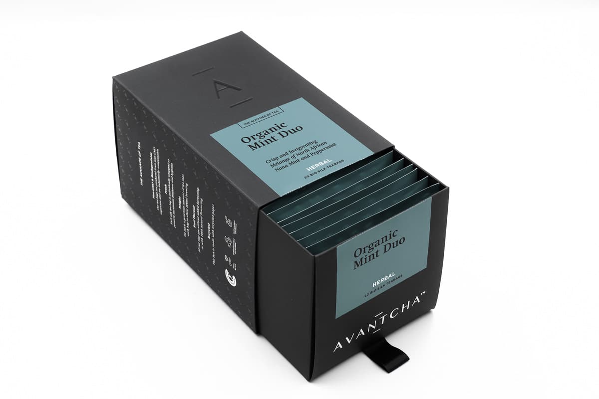 Organic Mint Duo Silk Teabags