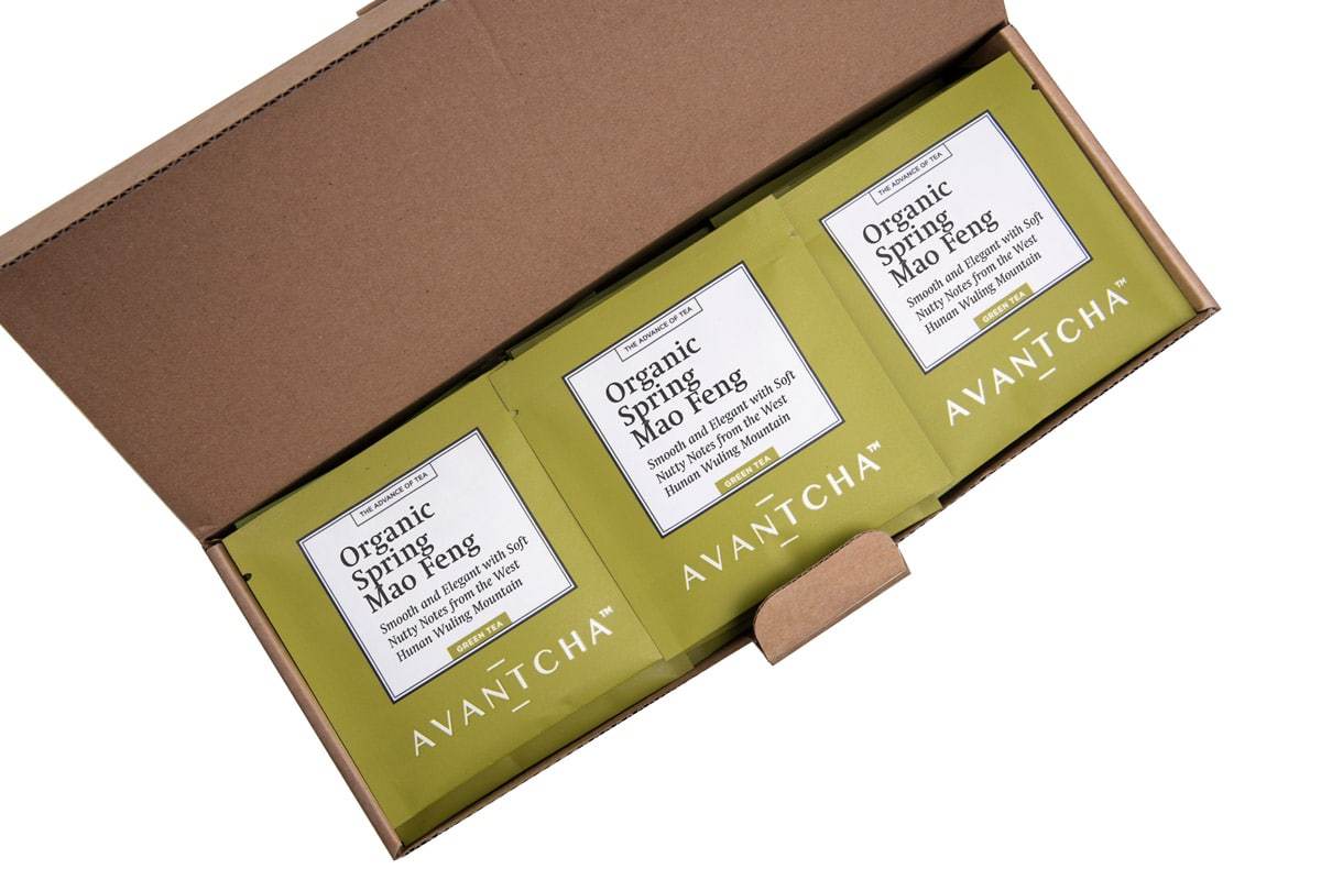 Organic Spring Mao Feng Silk Teabags