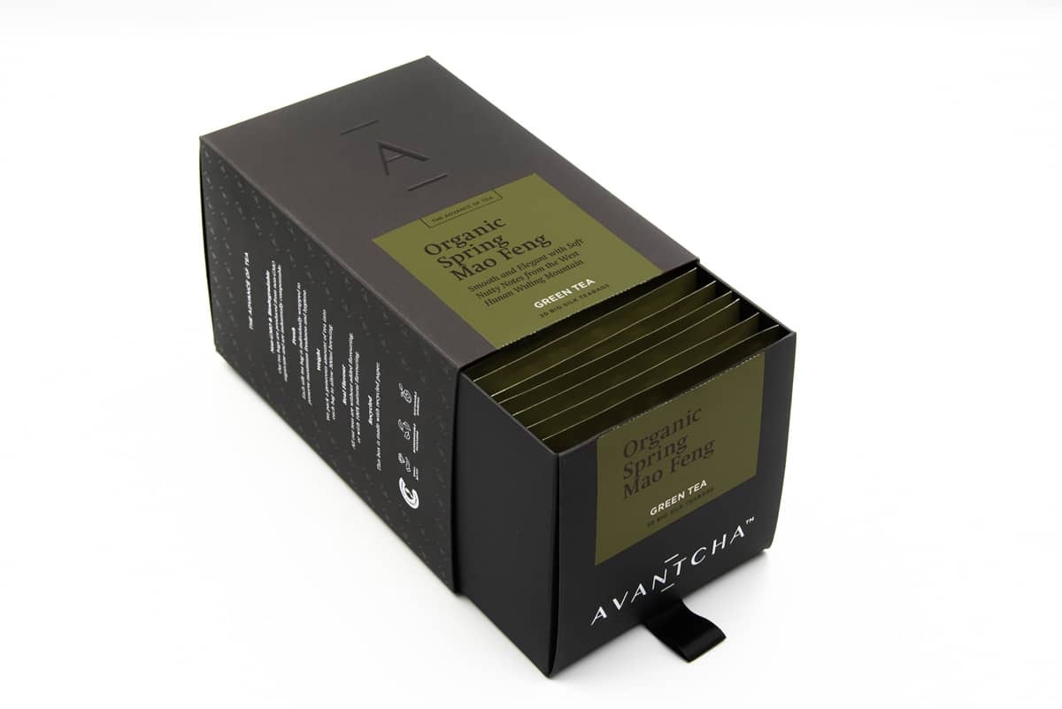 Organic Spring Mao Feng Silk Teabags