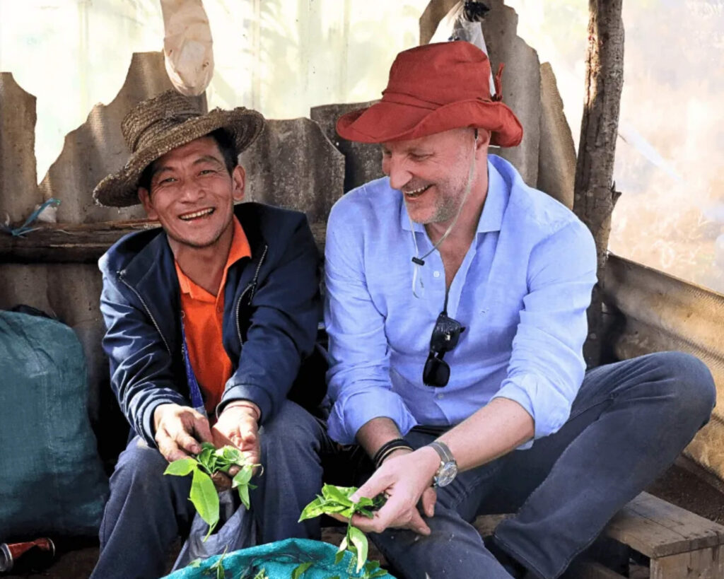 Tea farmer and AVANTCHA founder Markus Zbinden