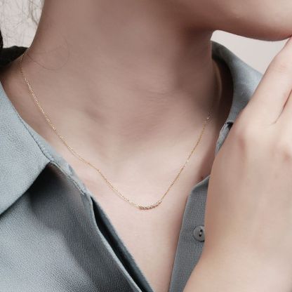 Smiling Diamond Necklace Pendant