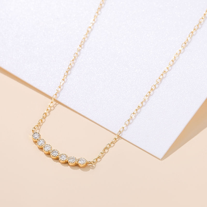 Smiling Diamond Necklace Pendant