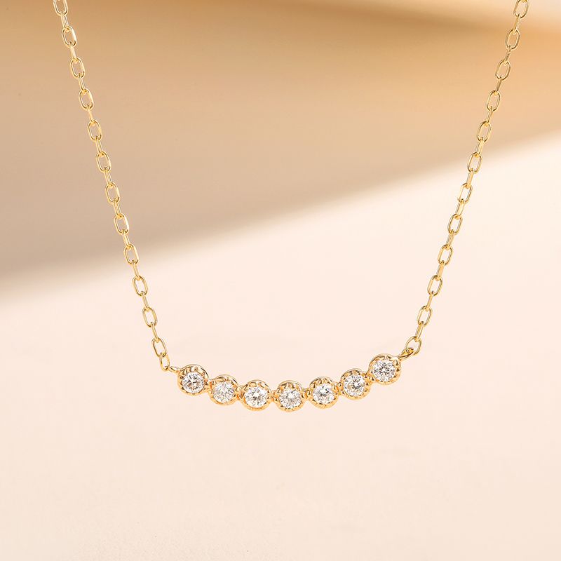 Smiling Diamond Necklace Pendant