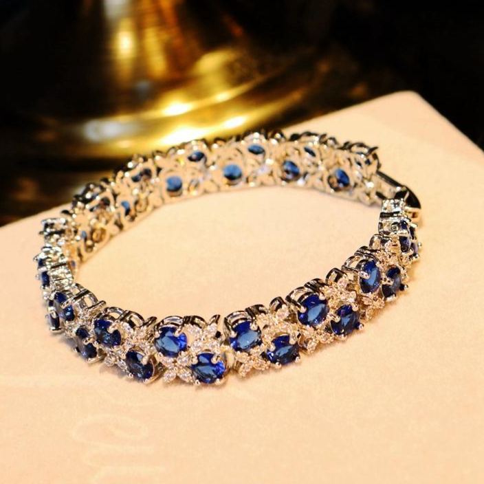 Luxurious Super Shiny Blue Bracelet