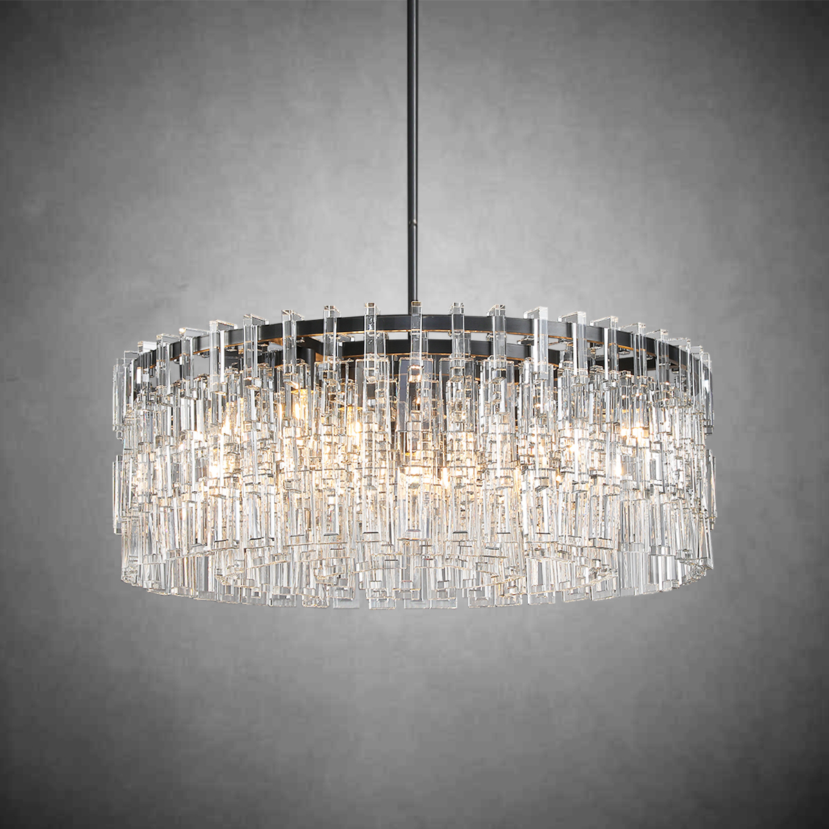 Marigna Modern Round Crystal Chandelier 36"