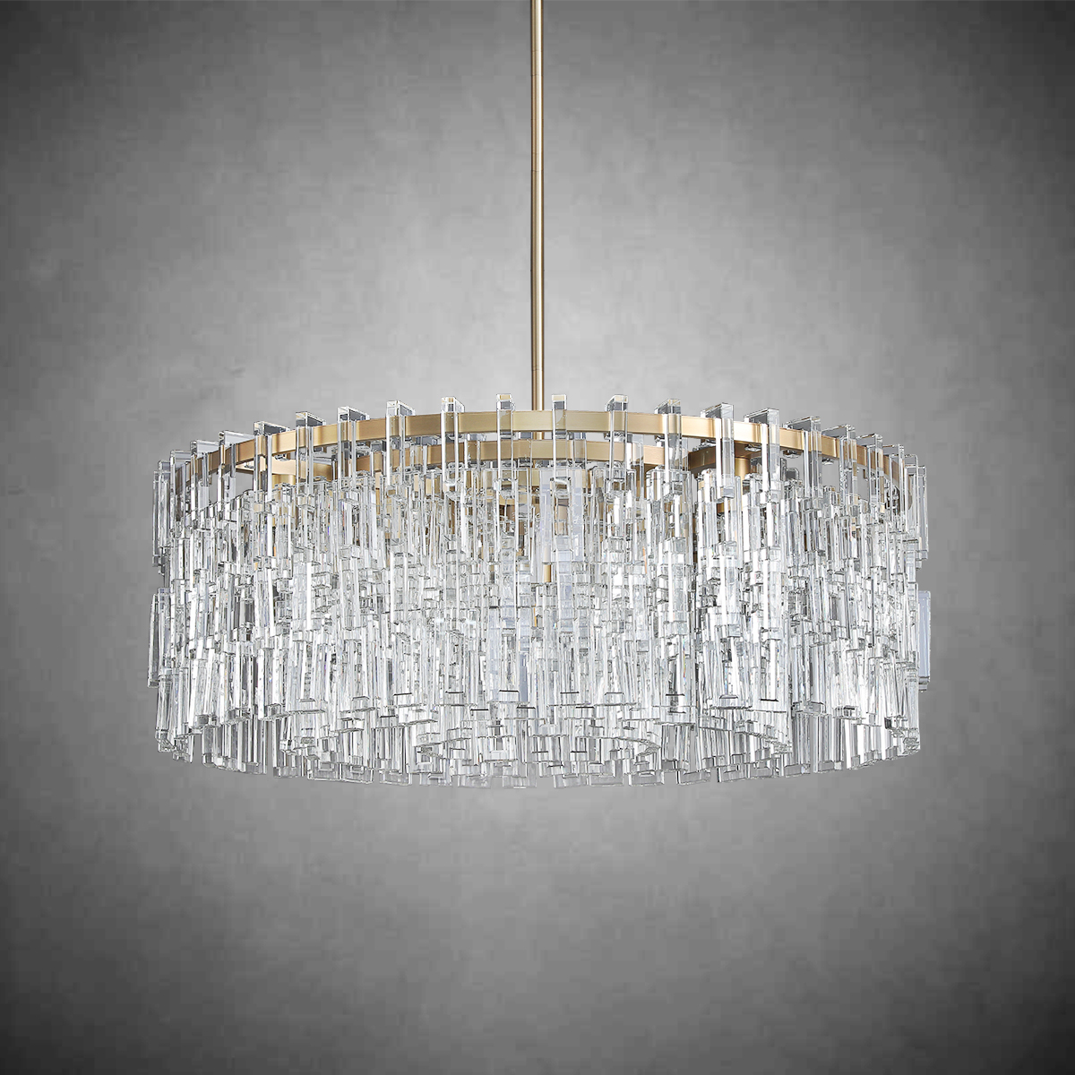 Marigna Modern Round Crystal Chandelier 36"