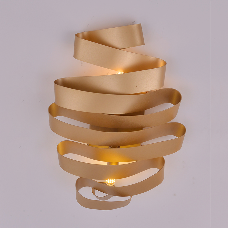 Twisted Ribbon Modern Sconce Wall Lamp J-CHANDELIER   