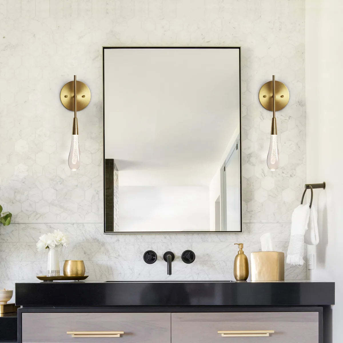 Soltaire Modern Glass Wall Sconce Wall Light Fixtures Kevin Studio Inc