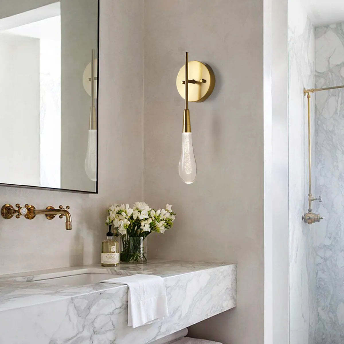 Soltaire Modern Glass Wall Sconce Wall Light Fixtures Kevin Studio Inc