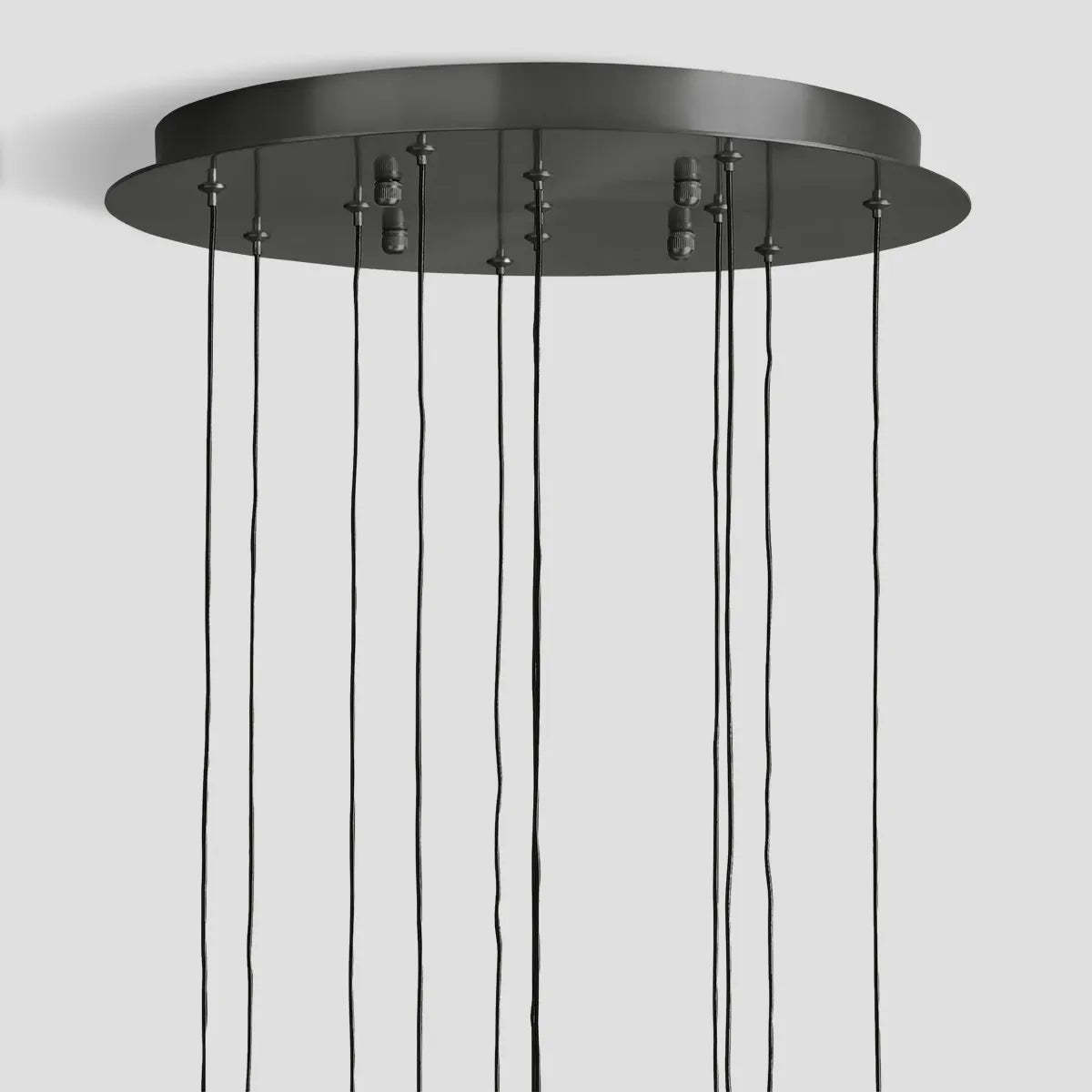 Soltaire Modern Round Glass Chandelier 17'' 24'' 36'' 58'' Chandelier Kevin Studio Inc
