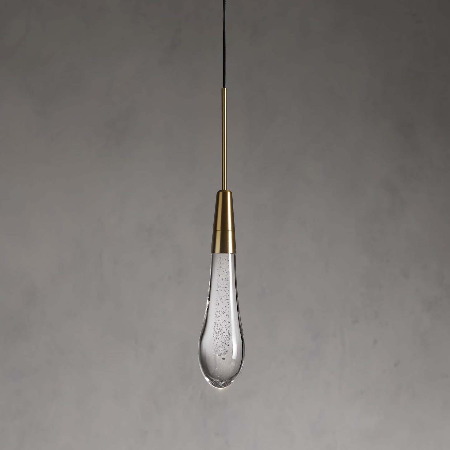 Soltaire Modern Glass Pendant Lamp, Kitchen Island Pendant Light Pendant Lamp Kevin Studio Inc Brass