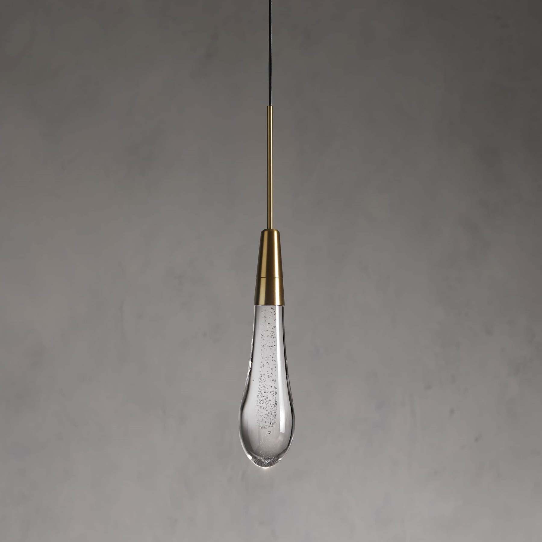Soltaire Modern Glass Pendant Lamp, Kitchen Island Pendant Light Pendant Lamp Kevin Studio Inc Brass